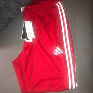 Red Adidas Training Pants